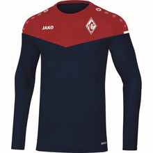 Lade das Bild in den Galerie-Viewer, Jako Sweat Champ 2.0 Junior, marine/chili rot, mit FC Pech Logo und Schriftzug FC Pech